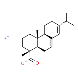 ChemSpider 2D Image | Potassium abietate, technical | C20H29KO2