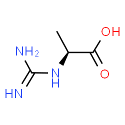 ChemSpider 2D Image | 2-GUANIDINOPROPIONIC ACID | C4H9N3O2