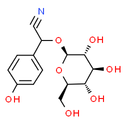 ChemSpider 2D Image | Dhurrin | C14H17NO7