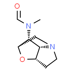 ChemSpider 2D Image | N-((1S,6R,7R,7aS)-Hexahydro-1H-1,6-epoxypyrrolizin-7-yl)-N-methylformamide | C9H14N2O2