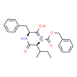 ChemSpider 2D Image | N-[(Benzyloxy)carbonyl]-L-isoleucyl-L-phenylalanine | C23H28N2O5