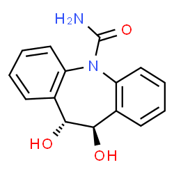 ChemSpider 2D Image | 10,11-trans-Dihydroxy-10,11-dihydrocarbamazepine | C15H14N2O3