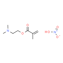 ChemSpider 2D Image | 2-(Dimethylamino)ethyl 2-methylacrylate nitrate (1:1) | C8H16N2O5