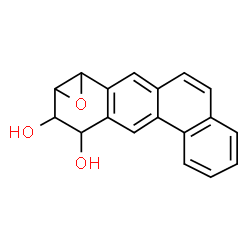 ChemSpider 2D Image | 1a,2,3,11b-Tetrahydrotetrapheno[8,9-b]oxirene-2,3-diol | C18H14O3