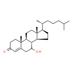 ChemSpider 2D Image | 7-Hydroxycholest-4-en-3-one | C27H44O2