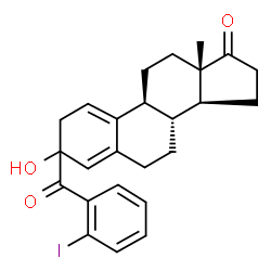 ChemSpider 2D Image | 3-Hydroxy-3-(2-iodobenzoyl)estra-1(10),4-dien-17-one | C25H27IO3