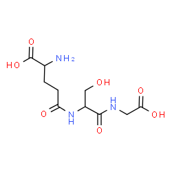 ChemSpider 2D Image | gamma-Glu-ser-gly | C10H17N3O7