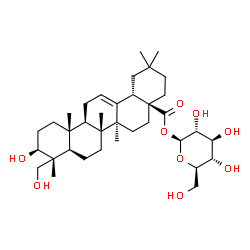 ChemSpider 2D Image | hederagenin 28-O-beta-D-glucopyranoside | C36H58O9