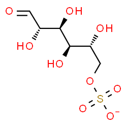 ChemSpider 2D Image | 6-O-Sulfonato-D-mannose | C6H11O9S
