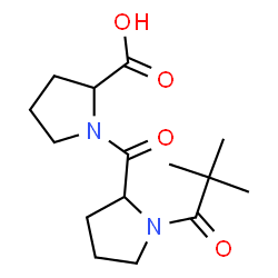 ChemSpider 2D Image | 1-(2,2-Dimethylpropanoyl)prolylproline | C15H24N2O4