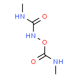 ChemSpider 2D Image | 1-Methyl-3-[(methylcarbamoyl)oxy]urea | C4H9N3O3
