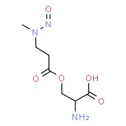 ChemSpider 2D Image | O-{3-[Methyl(nitroso)amino]propanoyl}serine | C7H13N3O5