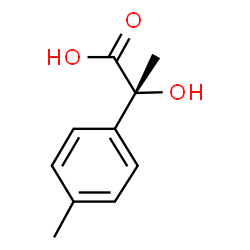 ChemSpider 2D Image | (2R)-2-Hydroxy-2-(4-methylphenyl)propanoic acid | C10H12O3