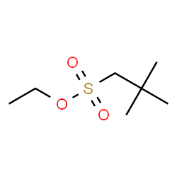 ChemSpider 2D Image | Ethyl 2,2-dimethyl-1-propanesulfonate | C7H16O3S