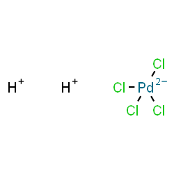 ChemSpider 2D Image | Tetrachloropalladic acid | H2Cl4Pd