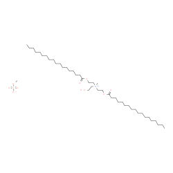 ChemSpider 2D Image | DISTEAROYLETHYL HYDROXYETHYLMONIUM METHOSULFATE | C44H89NO9S