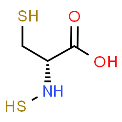ChemSpider 2D Image | S-sulfanylcysteine | C3H7NO2S2