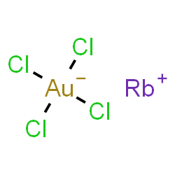 ChemSpider 2D Image | Rubidium tetrachloroaurate(1-) | AuCl4Rb