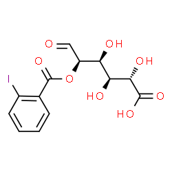 ChemSpider 2D Image | ortho-Iodobenzoylglucuronic acid | C13H13IO8
