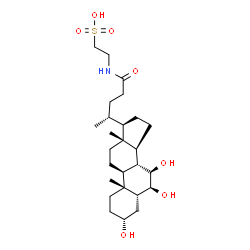 ChemSpider 2D Image | Tauro-Î²-muricholic acid | C26H45NO7S