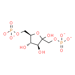 ChemSpider 2D Image | 1,6-Di-O-phosphonato-D-fructofuranose | C6H10O12P2