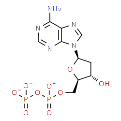 ChemSpider 2D Image | 2'-Deoxyadenosine 5'-pyrophosphate | C10H12N5O9P2