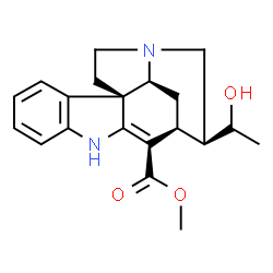 ChemSpider 2D Image | Methyl (19R)-19-hydroxy-2,16-didehydrocuran-17-oate | C20H24N2O3