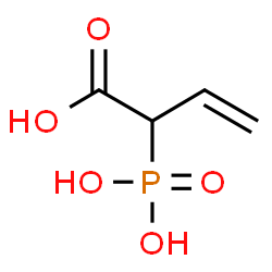 ChemSpider 2D Image | 2-Phosphono-3-butenoic acid | C4H7O5P