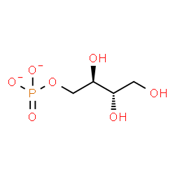 ChemSpider 2D Image | D-Erythritol 4-phosphate | C4H9O7P