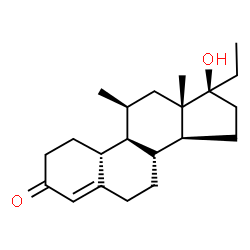 ChemSpider 2D Image | 11beta-Methyl-17alpha-ethyl-19-nortestosterone | C21H32O2