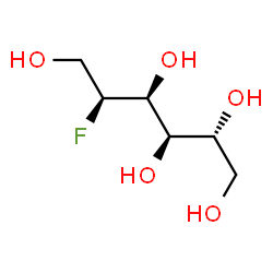 ChemSpider 2D Image | 2-Deoxy-2-fluoro-D-glucitol | C6H13FO5