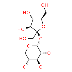 ChemSpider 2D Image | beta-D-Fructofuranosyl alpha-D-xylopyranoside | C11H20O10