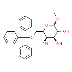 ChemSpider 2D Image | Methyl 6-O-trityl-beta-D-galactopyranoside | C26H28O6