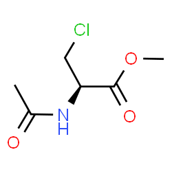 ChemSpider 2D Image | Methyl N-acetyl-3-chloro-L-alaninate | C6H10ClNO3