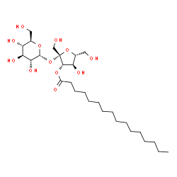 ChemSpider 2D Image | Sucrose palmitate (VAN) | C28H52O12