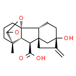 ChemSpider 2D Image | gibberellin A20 | C19H24O5