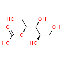 ChemSpider 2D Image | 2-carboxyarabinitol | C6H12O7