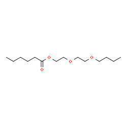 ChemSpider 2D Image | 2-(2-Butoxyethoxy)ethyl hexanoate | C14H28O4
