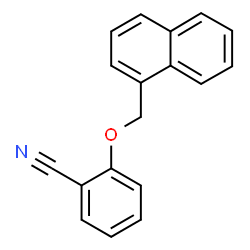 ChemSpider 2D Image | 2-(1-Naphthylmethoxy)benzonitrile | C18H13NO