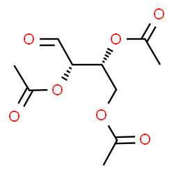 ChemSpider 2D Image | Threose triacetate | C10H14O7