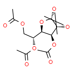 ChemSpider 2D Image | 3,5,6-Tri-O-acetyl-1,2-O-isopropylidene-alpha-D-glucofuranose | C15H22O9