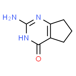 ChemSpider 2D Image | 2-Amino-6,7-dihydro-5H-cyclopentapyrimidin-4-ol | C7H9N3O