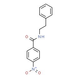 ChemSpider 2D Image | 4-Nitro-N-(2-phenylethyl)benzamide | C15H14N2O3
