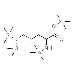 ChemSpider 2D Image | L-Ornithine, N2,N5,N5-tris(trimethylsilyl)-, trimethylsilyl ester | C17H44N2O2Si4