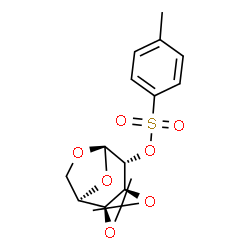 ChemSpider 2D Image | Î²-D-Galactopyranose, 1,6-anhydro-3,4-O-(1-methylethylidene)-, 4-methylbenzenesulfonate | C16H20O7S