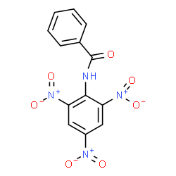 ChemSpider 2D Image | N-(2,4,6-Trinitrophenyl)benzamide | C13H8N4O7