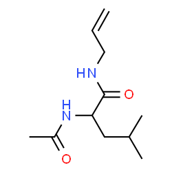 ChemSpider 2D Image | N~2~-Acetyl-N-allylleucinamide | C11H20N2O2