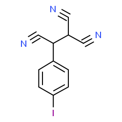 ChemSpider 2D Image | 2-Cyano-3-(4-iodo-phenyl)-succinonitrile | C11H6IN3