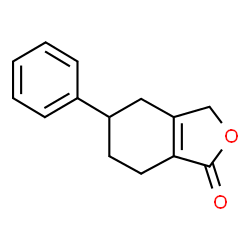 ChemSpider 2D Image | 5-Phenyl-4,5,6,7-tetrahydro-2-benzofuran-1(3H)-one | C14H14O2