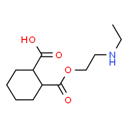 ChemSpider 2D Image | 2-{[2-(Ethylamino)ethoxy]carbonyl}cyclohexanecarboxylic acid | C12H21NO4